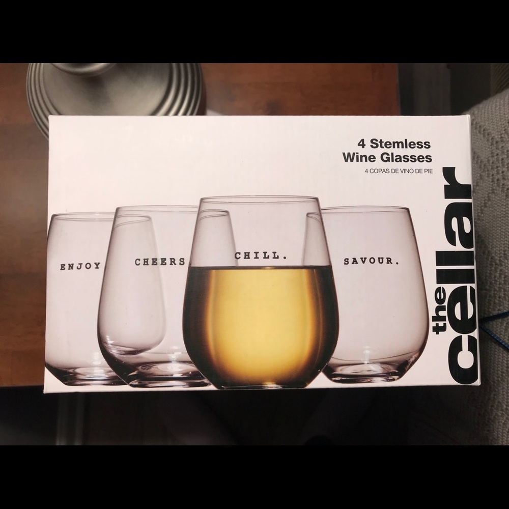 The Cellar Stemless Wine Glasses